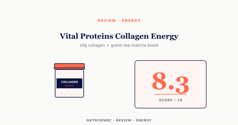 Vital Proteins Collagen Energy review — energy supplement scored 8.3/10