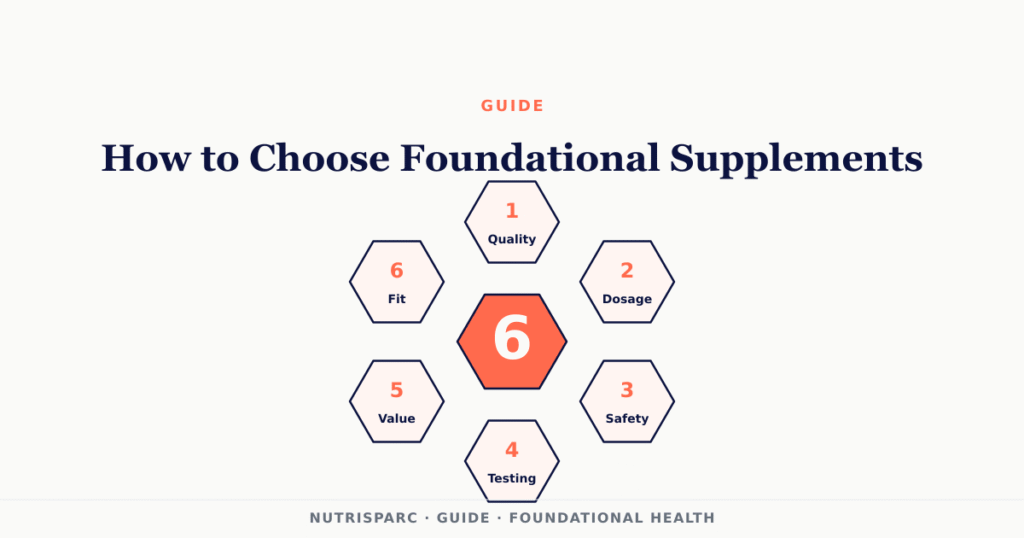 how to choose foundational supplements