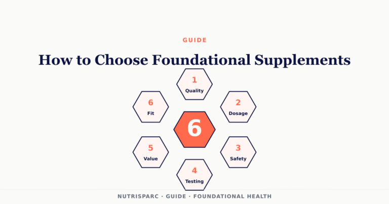 how to choose foundational supplements