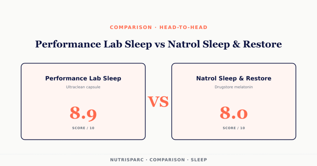 Performance Lab Sleep vs Natrol Sleep & Restore