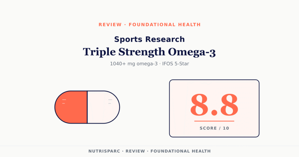 sports research triple strength omega-3