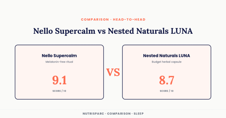 Nello Supercalm vs Nested Naturals LUNA: Melatonin-Free Ritual vs Budget Herbal Blend